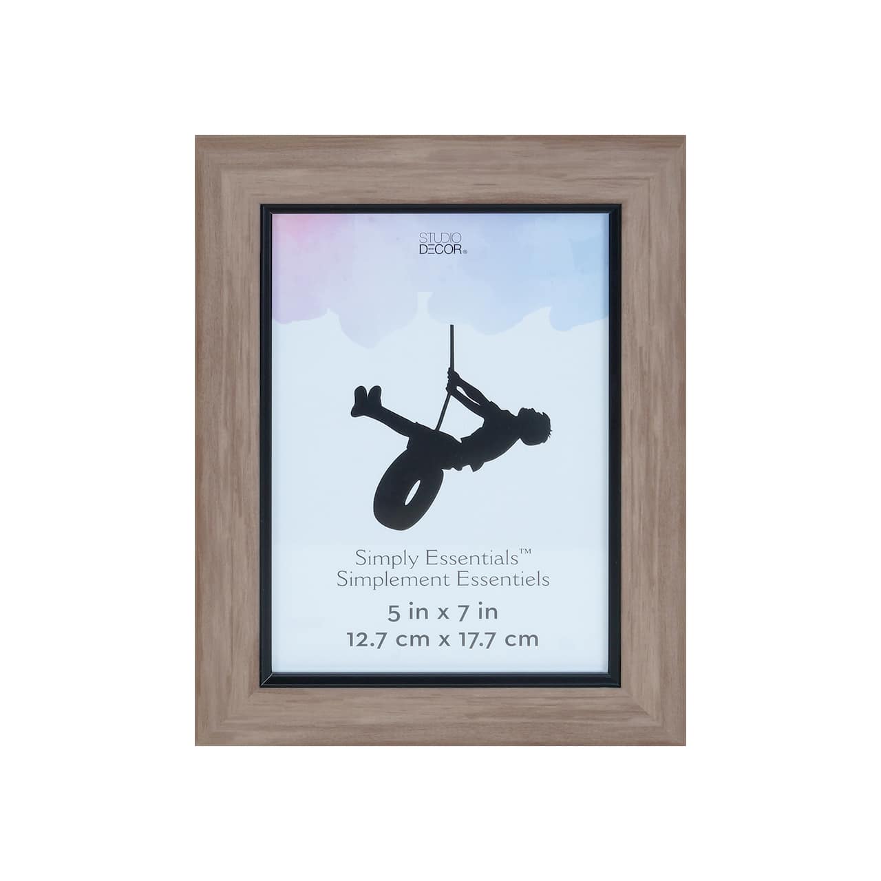Brown with Black Edge 5&#x22; x 7&#x22; Frame, Simply Essentials&#x2122; by Studio D&#xE9;cor&#xAE;